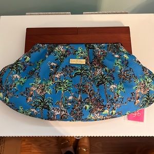 Lilly Pulitzer clutch.